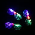 thumbnail image 3 of American Flag Light up Party Shades Glasses Patriotic Shutter Shades Flashing 4th of July Sunglasses LED Light up Sunglasses - Assorted Colors 12 Pairs, 3 of 10