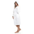 thumbnail image 5 of Women 100% Luxury Terry Shawl Cotton Hooded Toweling Bathrobe Spa, 5 of 7