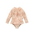 thumbnail image 2 of Modern Moments by Gerber Baby and Toddler Girl Peplum Ruffle Rashguard, Sizes 0/3M - 5T, 2 of 13