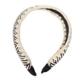 thumbnail image 3 of Unique Bargains 1 Pc Headband Yarn-edge Hair Accessories for Women Beige Black, 3 of 5
