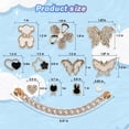 thumbnail image 4 of Charms for Bogg Bag,Pearls,Butterfly Flowers and Chain for Bogg Bag Accessories Charms(20 pcs), 4 of 6