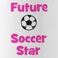 thumbnail image 2 of CafePress - Future Soccer Star (Pink) Stainless Water Bottle 1 - Stainless Steel Water Bottle, Sports Bottle, 1.0L, 2 of 5