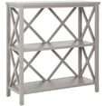 thumbnail image 2 of SAFAVIEH Liam Duo X-Back 2 Tier Open Bookcase, Quartz Grey, 2 of 5