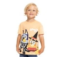 thumbnail image 3 of Bluey Toddler Boys Halloween Crewneck Tee with Short Sleeves, Sizes 12M-5T, 3 of 5