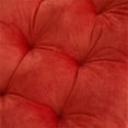 thumbnail image 6 of FastXmas Square Chair Pillows, 15.7 inch Crystal Velvet Soild Color Chair Pad with Ties, Thicken Soft Cotton Filled Non-Slip Floor Cushion Large Meditation Seat Cushion for Dining Chair Office Car, 6 of 6