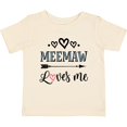 thumbnail image 3 of Inktastic My Meemaw Loves Me Girls Girls Baby T-Shirt, 3 of 5