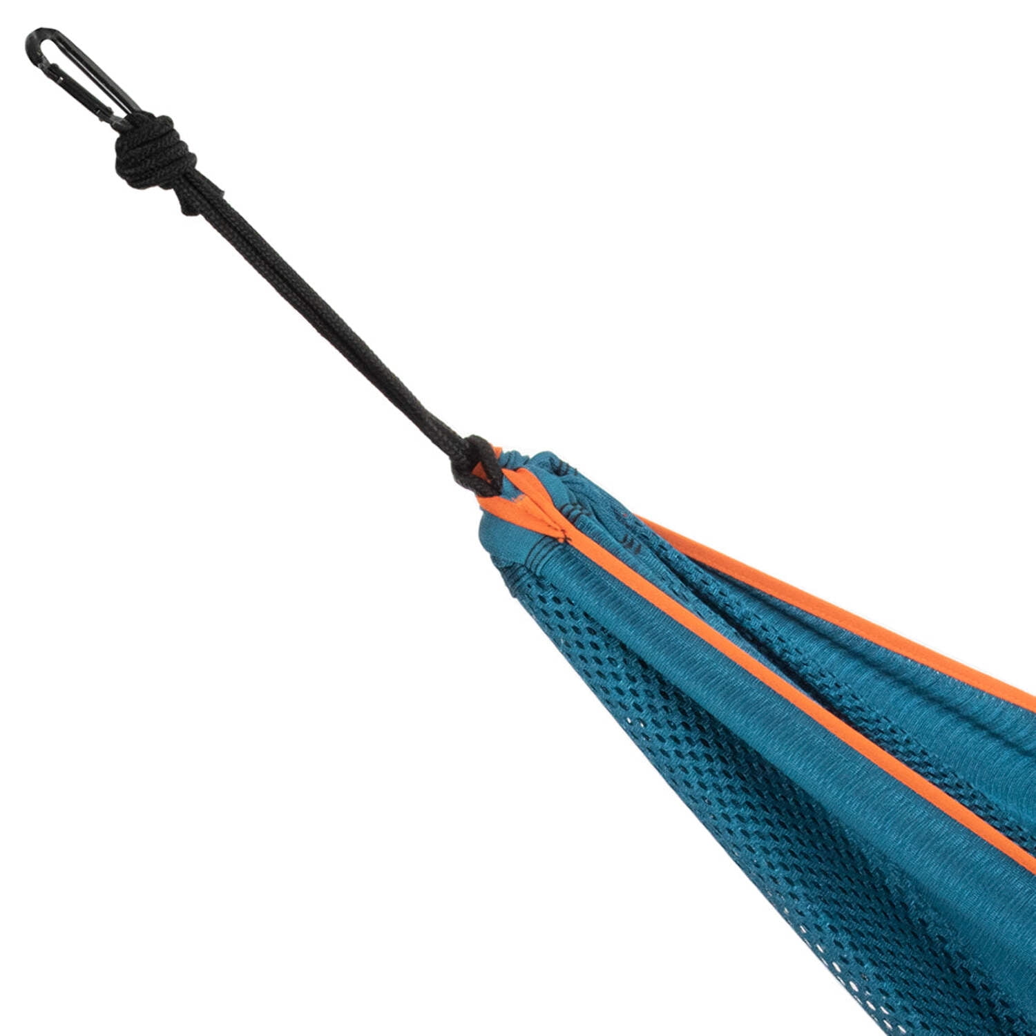Vivere Polyester Mesh Double Hammock - Blue/Orange