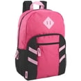 thumbnail image 2 of Trailmaker 24 Pack Multicolor Mesh Side Pocket 17 Inch Backpacks, Padded Shoulder Straps for Travel, Commute, 2 of 8