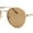 Gold Beige - Brown, variant on Round Victorian Metal Engraved Rim Hipster Boho Fashion Sunglasses All Black