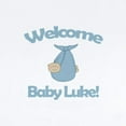 thumbnail image 2 of CafePress - Welcome Baby Luke Infant Bodysuit - Baby Light Bodysuit, Size Newborn - 24 Months, 2 of 4