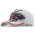 thumbnail image 1 of Baseball cap sun hat with diamonds hat ladies hat, 1 of 5