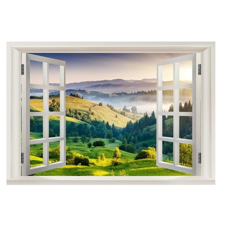 Scenery Outside The Window Wall Decal Home Sticker Mural Home Decor Decal