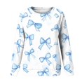 thumbnail image 5 of Tnhcen Women's Fall Butterfly Print Crewneck Raglan Sleeve Sweatshirt - Plus Size Casual No Hood Tops S-5XL, 5 of 5