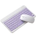 thumbnail image 1 of CAROOTU Sans Fil Bluetooth-compatible Clavier Souris Set Léger Portable pour IOS Android Téléphone Tablette, 1 of 7