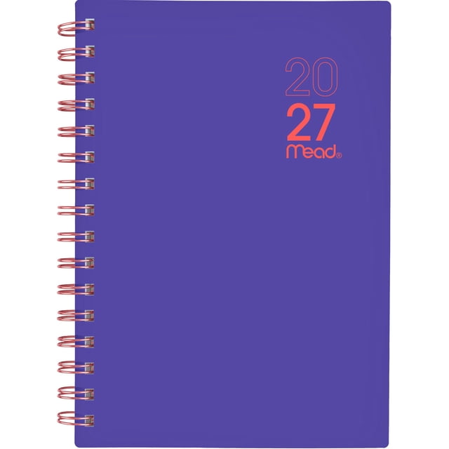 2027 Mead® Colour Pop Blue Small Weekly and Monthly Planner