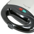 thumbnail image 7 of MegaChef Electric Compact Aluminum Nonstick Sandwich Maker in Black, 7 of 7
