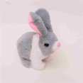 thumbnail image 3 of SLYNSHome Interactive Electronic Rabbit Pet,Cute Plush Bunny Toy with Sounds and Walking Birthday Gifts - Gray, 3 of 7