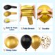 thumbnail image 4 of Juego de globos de fiesta con forma de guirnalda LOOLEY, negro y dorado, 137 unidades, 4 of 7