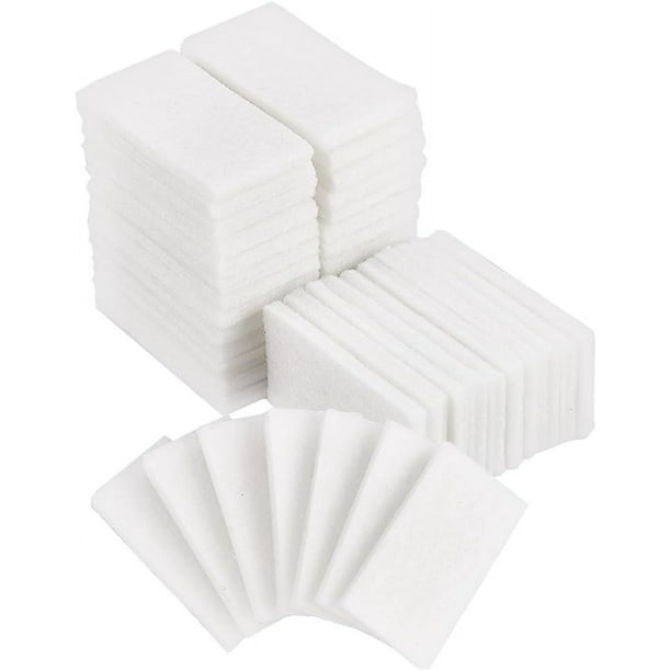 150 almohadillas aromáticas rectangulares de recambio para aromaterapia, 4,3 x 2,3 cm (1,7 x 0,9 pulgadas), sin perfume, para difusor de aromaterapia de coche.