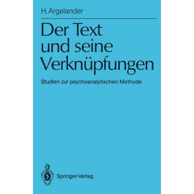 Der Text und seine Verkncpfungen. Méthode d'Étui Psychoanalyse