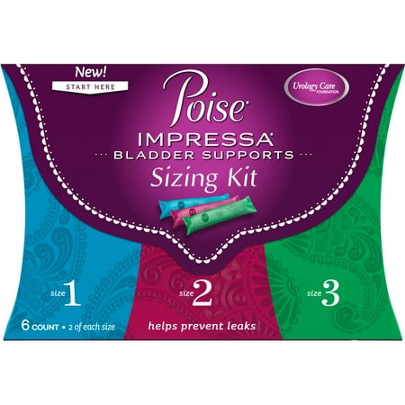 poise impressa incontinence bladder supports size poise impressa incontinence bladder supports size