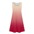 thumbnail image 4 of Coerni Tween Girls Ombre Sleeveless Dress Flowy A Line Sundress Fressy Casual Elegant Dresses for Kids Gradient Vest Dress, 4 of 6
