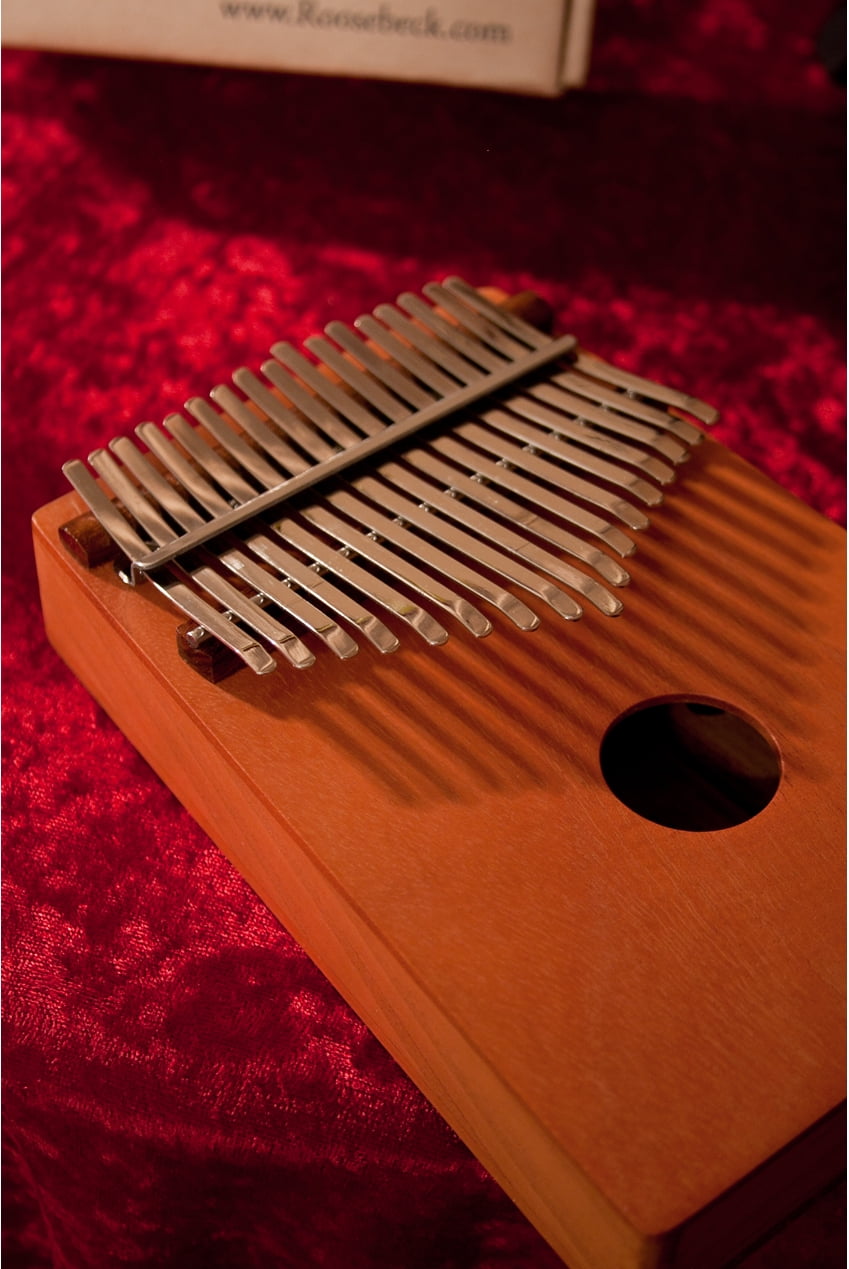 DOBANI Red Cedar 17-Key Thumb Piano Kalmiba Mbira Likembe