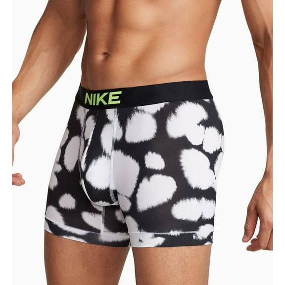 Men's Nike KE1160 Essential Micro Boxer Brief (Black/White Tie Dye M)