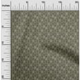 thumbnail image 2 of oneOone Viscose Chiffon Olive Green Fabric Alphabet Craft Projects Decor Fabric Printed By The Yard 42 Inch Wide, 2 of 5
