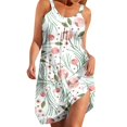 thumbnail image 2 of Aloohaidyvio Dresses Plus Size,Womens Summer Printed Sleeveless Scoop Neck Sexy Sundress Casual Flowy Swing Beach Dresses, 2 of 4