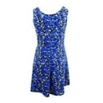 thumbnail image 2 of Fox + Royal Women's Plus Size Printed A-Line Dress, 2 of 2