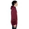 thumbnail image 3 of Beimar Drop Ship Unisex 9 oz. Polyester Air Layer Tech Pullover Hooded Sweatshirt - MAROON - 2XL, 3 of 3