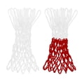 thumbnail image 1 of LIOOBO Nylon Braided Regular Size Professional Basketball Net Replacement Basketball Net All-Weather Heavy Duty Thick Net 12 Loops (Random Color), 1 of 9