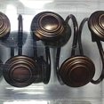 thumbnail image 4 of Hooks American Style Red Bronze Drapery Poles Rust Resistant Durable Hook Hanger Vintage Decorative Tool Curtain AccessoriesBath Drape Rings Home, 4 of 6