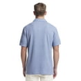 thumbnail image 4 of Frontier Threads Men's Short Sleeve Textured Microstripe Waffle Polo Shirt, 4 of 5