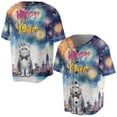 thumbnail image 3 of Happy New Year with British Shorthair Fireworks Holiday Xmas Winter 2025 All Over Print 3D Baseball Shirt Cat Lover Kitten Owner Gifts Softball Sport - 00025, 3 of 6