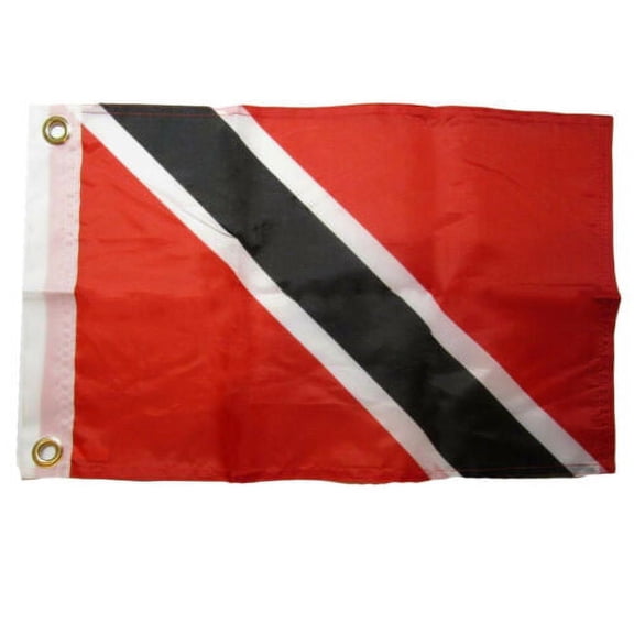 12x18 12"x18" Trinidad Tobago 100% Polyester Motorcycle Boat Flag Grommets
