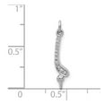 thumbnail image 4 of 14k White Gold Diamond Golf Club and Ball Pendant PM4137, 4 of 4