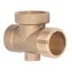 thumbnail image 2 of Nimomo Divisor de Manguera de Agua, Divisor de Manguera de Agua de 4 vías, Conector Adaptador de Tubo G1in de latón para Bomba autocebante doméstica, 2 of 8