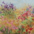 thumbnail image 2 of Coolick, Ann Marie 12x12 White Modern Wood Framed Museum Art Print Titled - Floral Fields I, 2 of 4