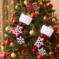 thumbnail image 5 of Xuniizn Christmas Stockings Bulk, Assorted Festive Xmas Stockings for Fireplace Mantel Decor, Traditional Holiday Ornaments, Christmas Decorations for Home, Cloth, 5 of 7