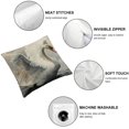 thumbnail image 6 of nygtbtfer  Sketch Throw Pillow Cover Beauty Bird Portrait Elegant Animal Wings Lake Nature Pillow Decorative Square Cushion for Home Couch Bed White, 6 of 7