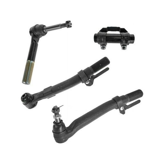 Front Tie Rod End and Adjusting Sleeve Kit 4 Piece - Compatible with 2005 - 2020 Ford F-250 Super Duty 4WD 2006 2007 2008 2009 2010 2011 2012 2013 2014 2015 2016 2017 2018 2019