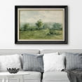 thumbnail image 2 of IDEA4WALL Premium Frame Wall Art Pastel Green Tree Forest Landscape Print Nature Wilderness Illustrations Fine Art Floral Botanical Country Wall Decor for Living Room, Office - 26"x36" Black, 2 of 5
