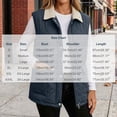 thumbnail image 4 of Otntypg Womens Quilted Collared Puffer Vest with Pockets Lightweight Casual Fall Winter Thick Warm Snap Button Down Full Zip up Outerwear Jackets, 4 of 10