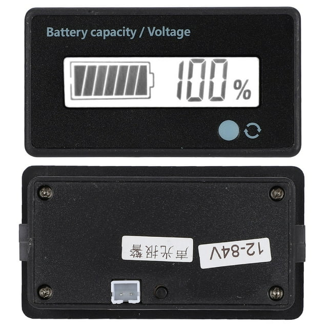 GY-6D LCD Battery Display, Durable Battery Capacity Monitor, Accurately For Lithium Battery For Lithium Iron Battery For -acid Battery