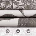 thumbnail image 3 of COOKCOK Set of 2 Floral Vintage Throw Pillow Covers Neutral Accent Print Decorative Cushion Covers Farmhouse Home Decor for Sofa Chair Couch Bedroom Living Room Outdoor, 20"x20", Light Grey, 3 of 7
