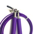 thumbnail image 2 of Maoww Speed Skipping Wire Rope Indoor Outdoor Jumping Rope Weight Loss Exercise Home Gym Workout Tool, Purple, 2 of 9