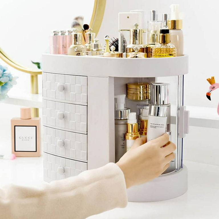 Stackable Cosmetic Organizer Storage Drawers, Set of 2 Acrylic Makeup Storage  Organizer, Clear Storage Bins for Bathroom Vanity Countertop Bedroom  Dresser Kitch… in 2023