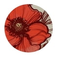 thumbnail image 4 of HAOXIT Red Roses Round Tablecloth,abstract flower rose retro floral Oblong Table Cloth Washable Polyester Table Cover for Picnic,Kitchen,Holiday Party 42-46, 4 of 8